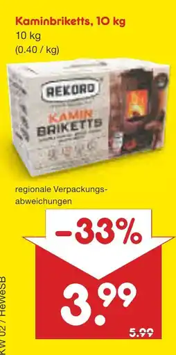 Netto Marken-Discount Rekord kaminbriketts Angebot