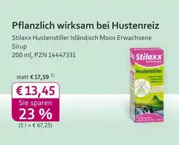 Mea Stilaxx hustenstiller isländisch moos erwachsene sirup Angebot