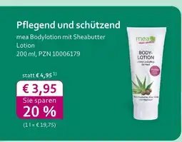 Mea Mea bodylotion mit sheabutter Angebot