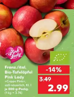 Kaufland Pink lady franz./ital. bio-tafeläpfel Angebot