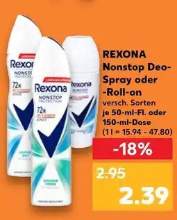 Kaufland Rexona nonstop deo-spray Angebot