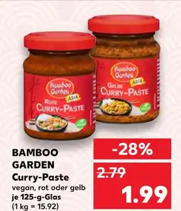 Kaufland Bamboo garden rote curry-paste Angebot