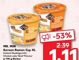 Kaufland Mr. min korean ramen cup xl chicken flavour Angebot