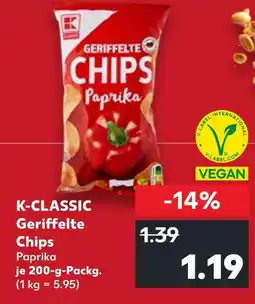 Kaufland K-classic geriffelte chips paprika Angebot