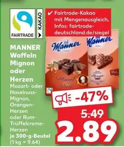 Kaufland Manner waffeln mignon mozart Angebot