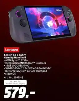 MediaMarkt Lenovo Legion Go S 8ARP1 Gaming Handheld Angebot