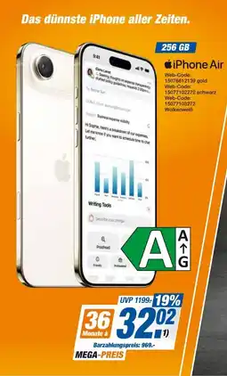 expert Techno Land Apple iPhone Air Angebot