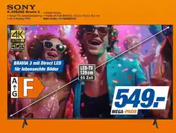 expert Techno Land SONY K-55S39B Bravia 3 Angebot