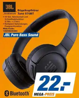 expert Techno Land JBL Bügelkopfhörer Tune 570BT Angebot