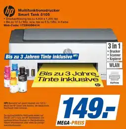 expert Techno Land hp Multifunktionsdrucker Smart Tank 5105 Angebot