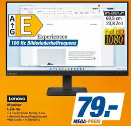 expert Techno Land Lenovo Monitor L24-4e Angebot