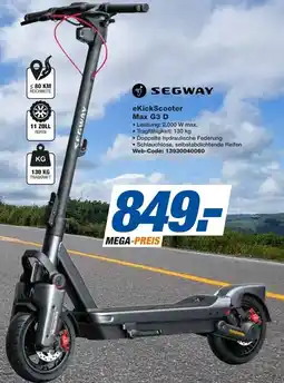 expert Techno Land SEGWAY eKickScooter Max G3 D Angebot
