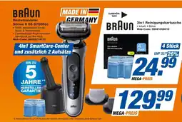 expert Techno Land BRAUN Herrenrasierer Series 6 62-S7650cc Angebot