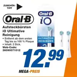 expert Techno Land Oral B Aufsteckbürsten iO Ultimative Reinigung Angebot