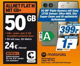 expert Techno Land motorola Smartphone edge 60 Pro + ALLNET FLAT M MIT GB+ 50 GB Angebot