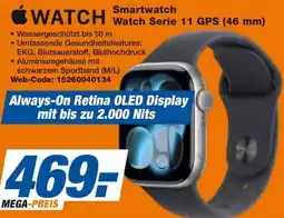 expert Techno Land Apple Smartwatch WATCH Watch Serie 11 GPS (46 mm) Angebot