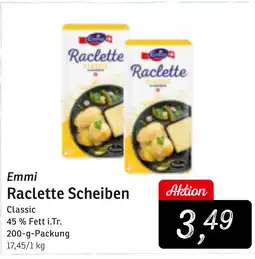 KONSUM Emmi Raclette Scheiben Classic Angebot