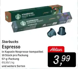 KONSUM Starbucks Espresso Angebot