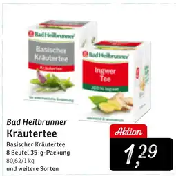 KONSUM Bad Heilbrunner Kräutertee Angebot