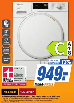 K+B Expert Miele Wärmepumpentrockner TWC 660 WP 125 Edition Angebot