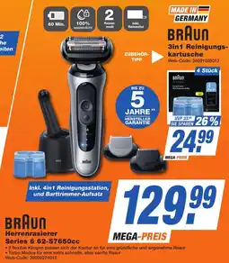 K+B Expert BRAUN Herrenrasierer Series 6 62-S7650cc Angebot