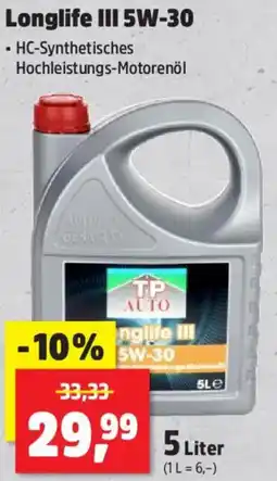 Thomas Philipps TP AUTO Longlife III 5W-30 Angebot