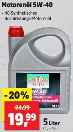 Thomas Philipps TP AUTO Motorenöl 5W-40 Angebot