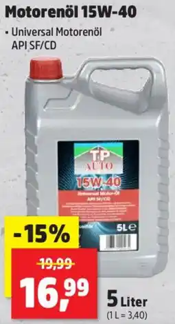 Thomas Philipps TP AUTO Motorenöl 15W-40 Angebot