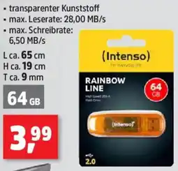 Thomas Philipps Intenso USB-Stick 2.0 ,,Rainbow Line" Angebot