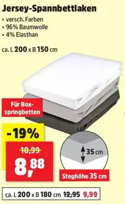Thomas Philipps Jersey-Spannbettlaken Angebot