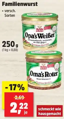 Thomas Philipps Familienwurst Angebot