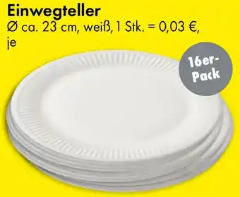 TEDi Einwegteller Angebot