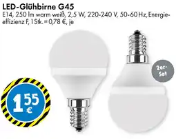 TEDi LED-Glühbirne G45 Angebot