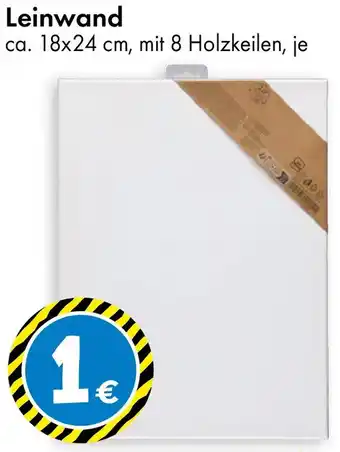 TEDi Leinwand Angebot