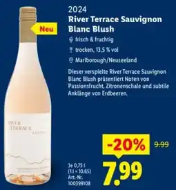 Lidl 2024 River Terrace Sauvignon Blanc Blush Angebot