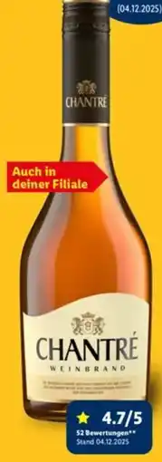 Lidl Chantré Weinbrand Angebot