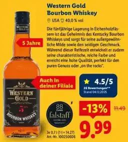 Lidl Western Gold Bourbon Whiskey Angebot