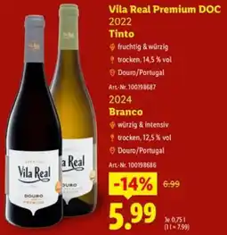Lidl Vila Real Premium DOC Angebot
