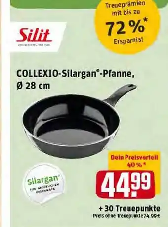 REWE Kaufpark Silit Collexio Silargan Pfanne 0 28 Cm Angebot