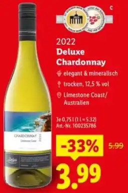 Lidl 2022 Deluxe Chardonnay Angebot