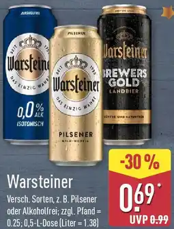 Aldi Nord Warsteiner Angebot