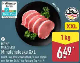 Aldi Nord MEINE METZGEREI Minutensteaks XXL Angebot