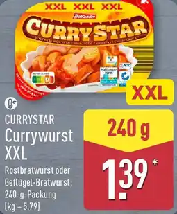 Aldi Nord CURRYSTAR Currywurst XXL Angebot