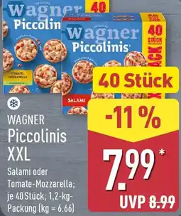 Aldi Nord WAGNER Piccolinis XXL Angebot