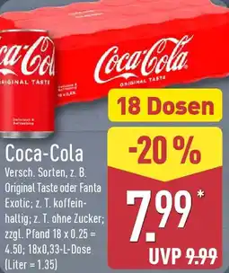 Aldi Nord Coca-Cola Angebot