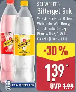 Aldi Nord SCHWEPPES Bittergetränk Angebot