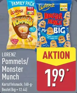 Aldi Nord LORENZ Pommels/ Monster Munch Angebot
