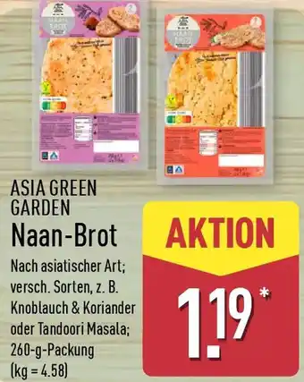 Aldi Nord ASIA GREEN GARDEN Naan-Brot Angebot