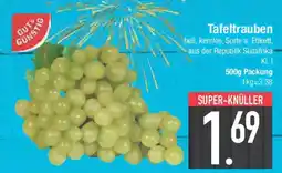 E-Center GUT&GUNSTIG Tafeltrauben Angebot