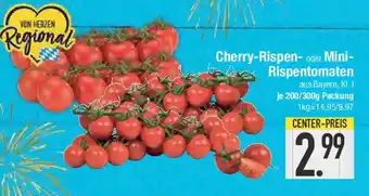 E-Center Cherry-Rispen- oder Mini- Rispentomaten Angebot